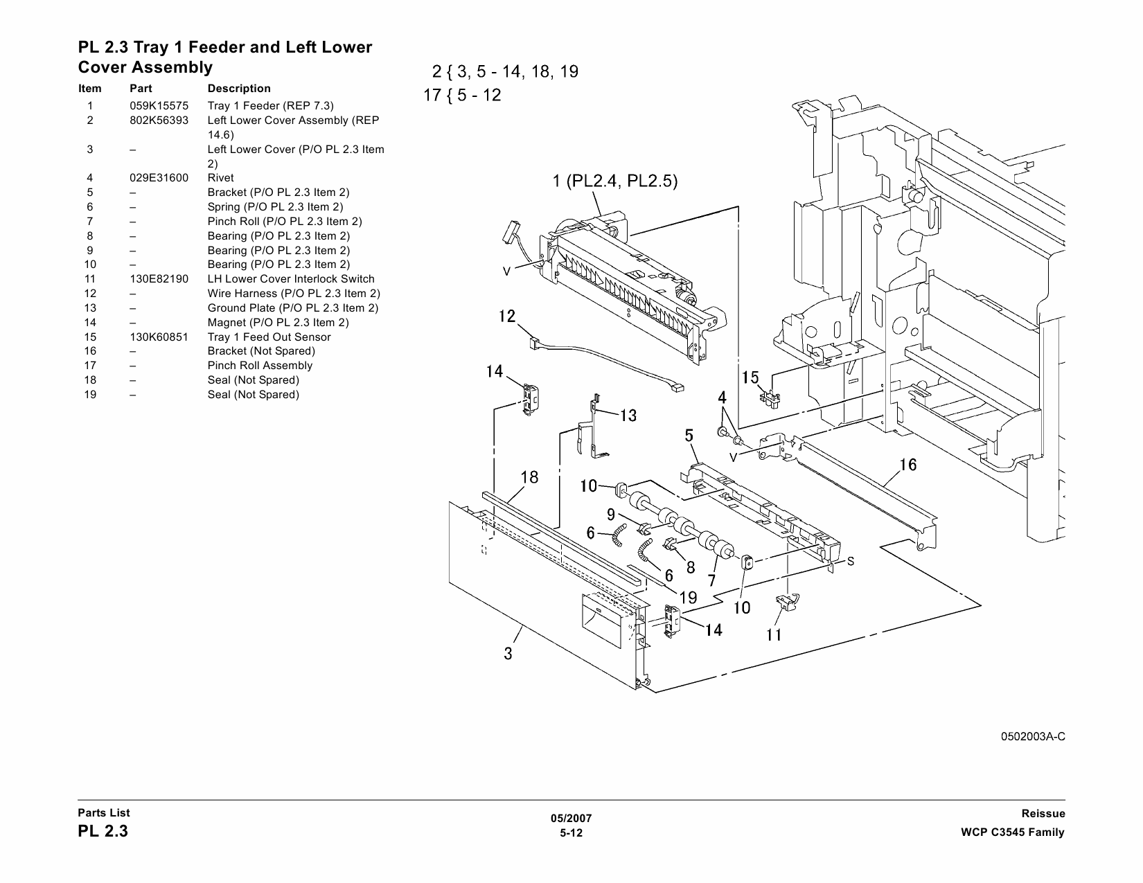 Xerox WorkCentre Pro-C2128 C2636 C3545 Parts List and Service Manual-5